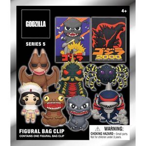Monogram International Godzilla 3D Foam Bag Clip Classic Series 5, Blind Bag